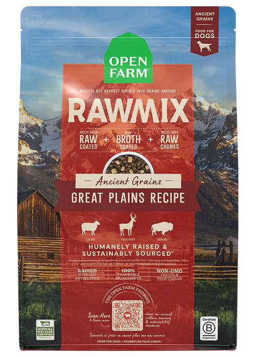Open Farm RawMix Great Plains Ancient Grains Dog Kibble