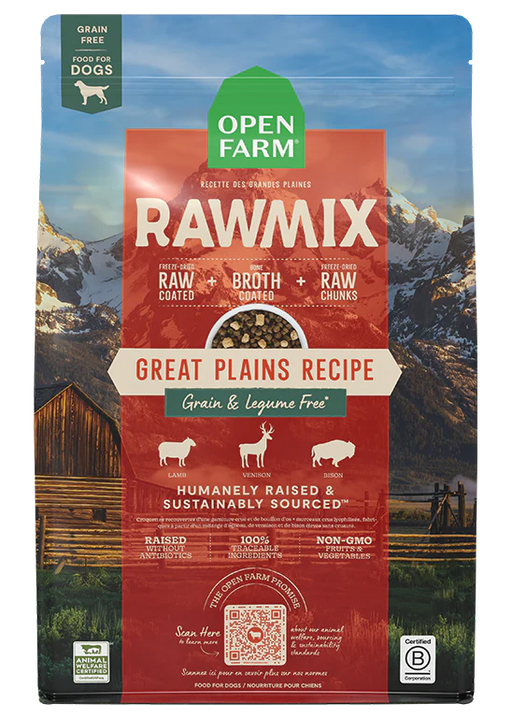 Open Farm RawMix Great Plains Grain-Free Dog Kibble