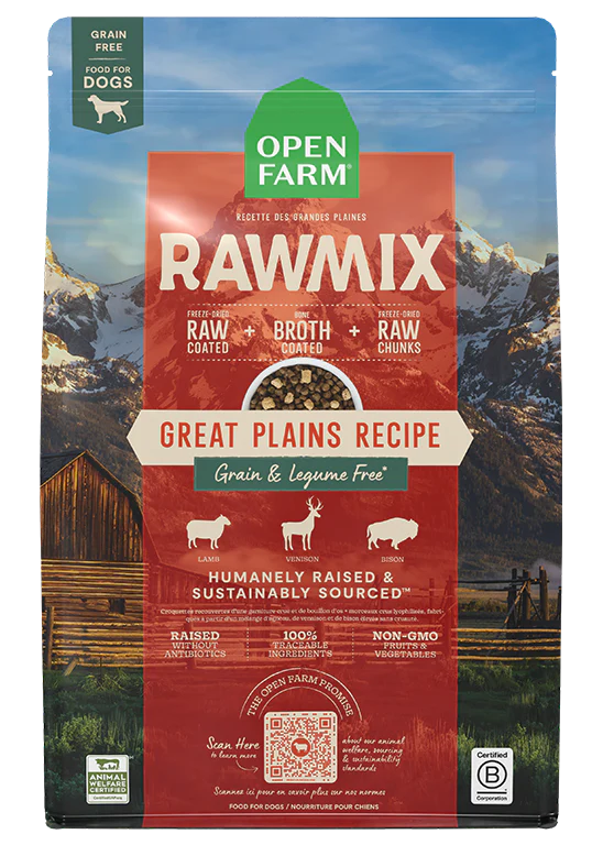 Open Farm RawMix Great Plains Grain-Free Dog Kibble