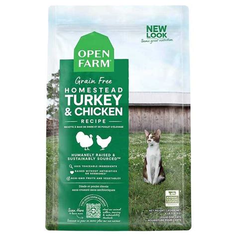 Open Farm Cat Grain Free Homestead Turkey & Chicken 2LB