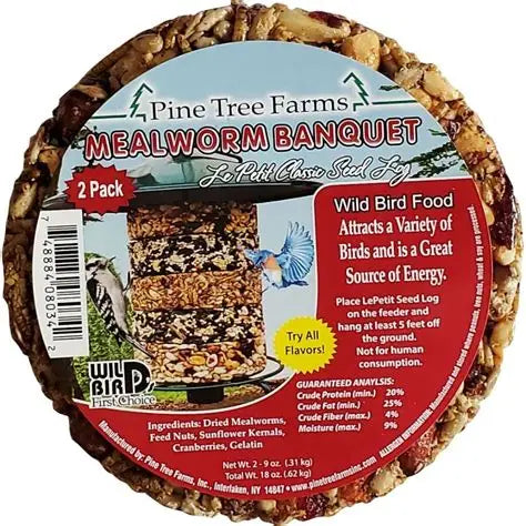 Pine Tree Farms Le Petit Classic Seed Log Fruitberry Nut 8 OZ - 2 Pack
