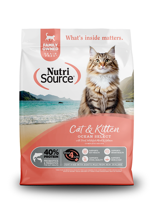 NutriSource Grain Free Ocean Select Entree Dry Cat Food