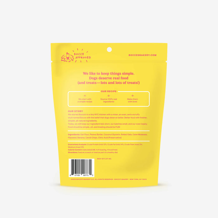 Bocce's Bakery PB Banana Chip Soft & Chewy Treats 6oz