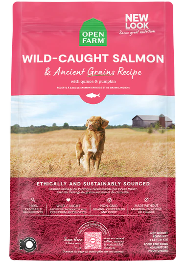 Open Farm Wild-Caught Salmon and Ancient Grains Dog