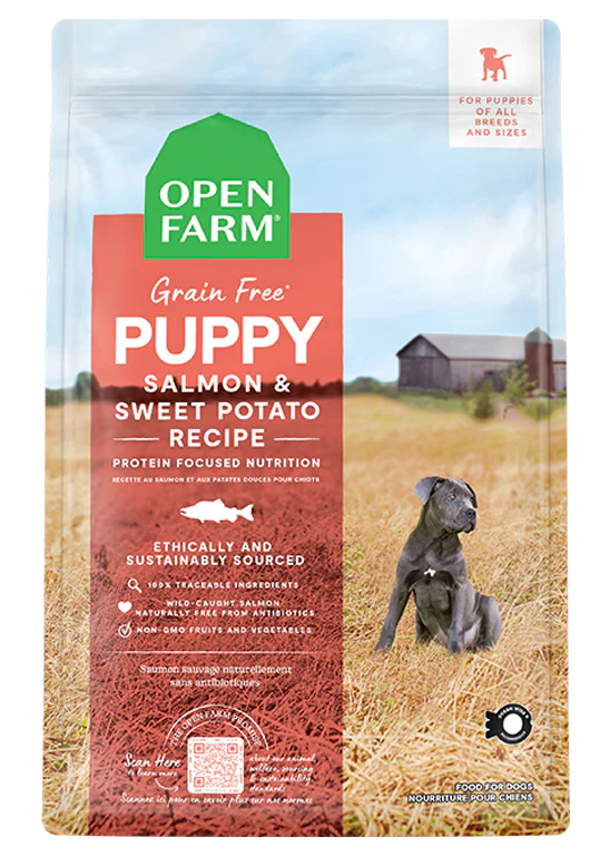 Open Farm Grain-Free Puppy Salmon & Sweet Potato Dog Food