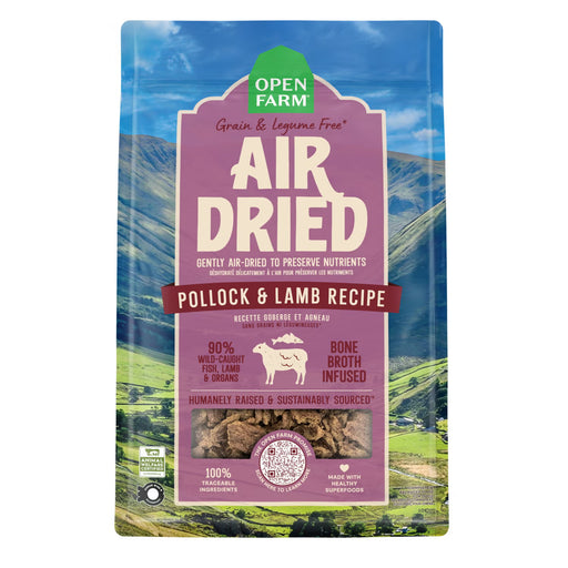Open Farm Dog Air Dried Pollock & Lamb Recipe