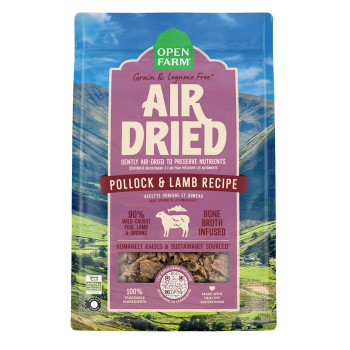 Open Farm Dog Air Dried Pollock & Lamb Recipe
