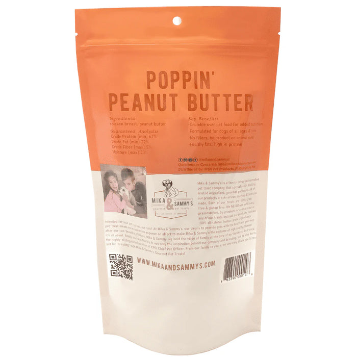 Mika & Sammy Poppin Peanut Butter Treats 5oz