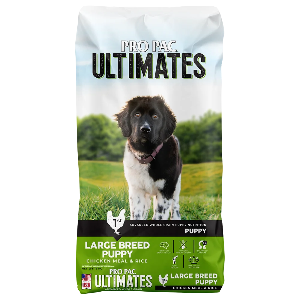 PRO PAC Ultimates Large Breed Puppy Chicken Meal Brown Rice Recipe D NurturePet Pet Supply