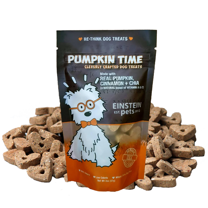 Einstein Pumpkin Time Dog Treats 8oz