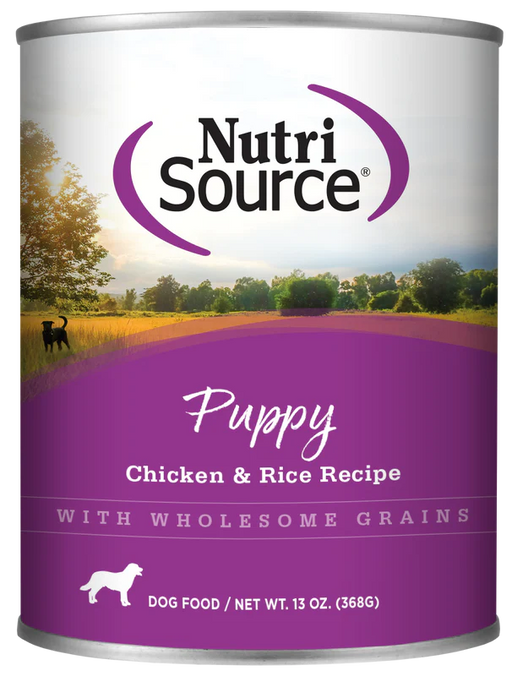 Nutri Source Puppy Chicken & Rice 13oz Case