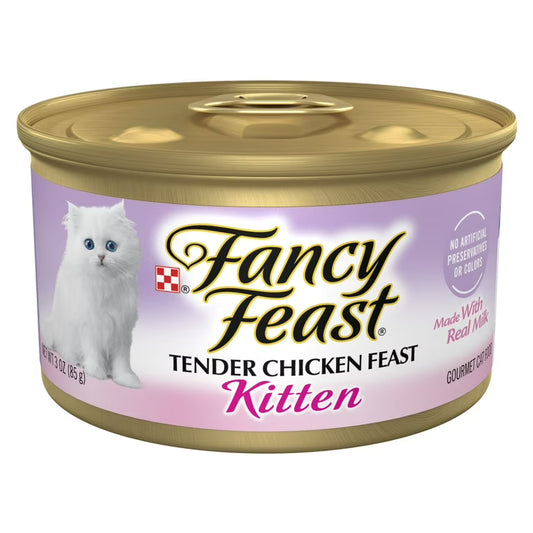 Fancy Feast Kitten Chicken 3 oz Canned Cat Food