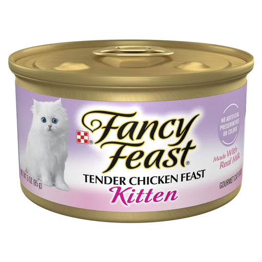 Fancy Feast Kitten Chicken 3 oz Canned Cat Food