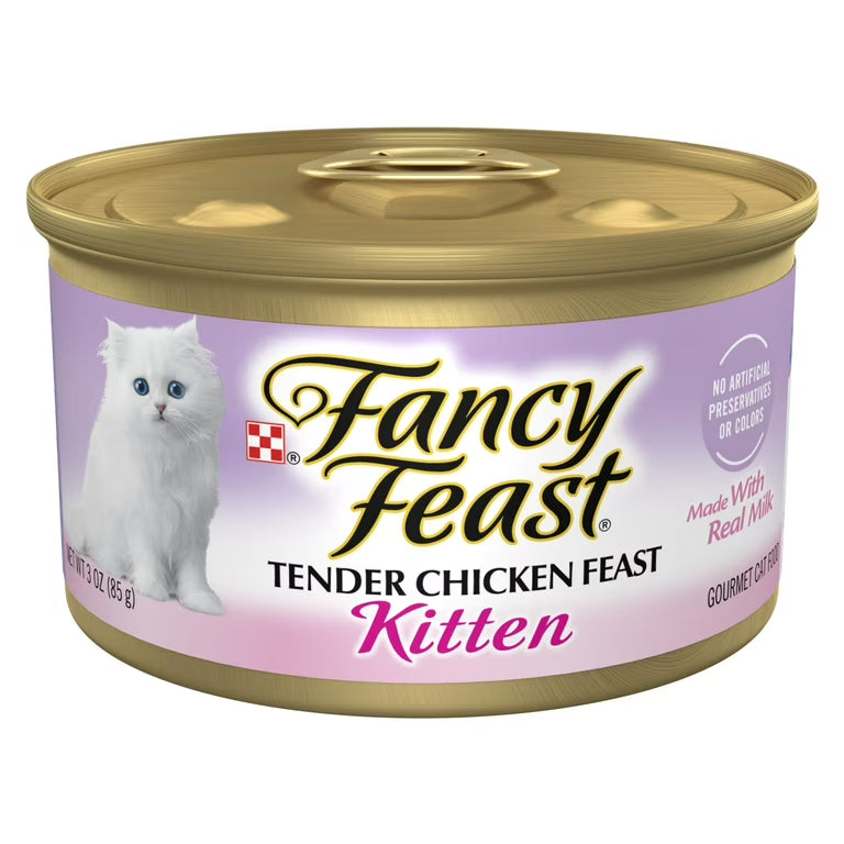 Fancy Feast Kitten Chicken 3 oz Canned Cat Food