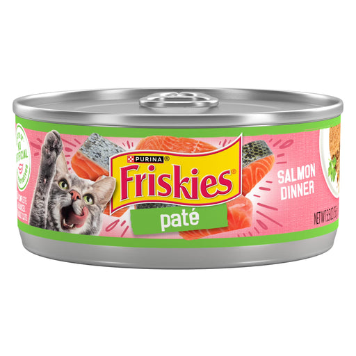 Purina Friskies Salmon Dinner Wet Cat Food 5.5 oz
