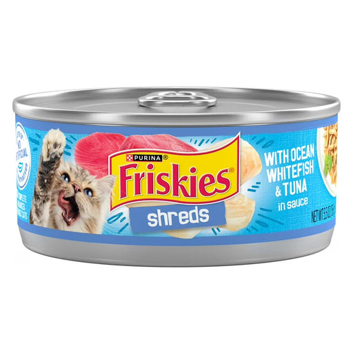 Purina Friskies Shreds with Ocean Whitefish & Tuna in Sauce 5.5 oz