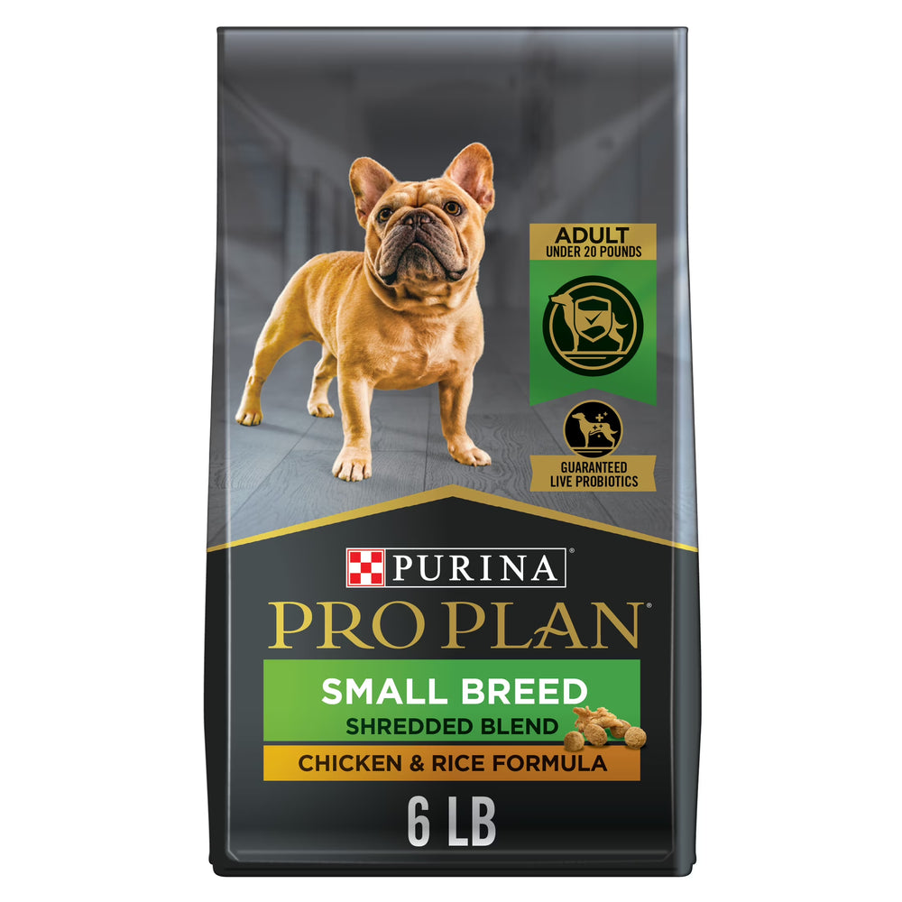 Purina Pro Plan Shredded Blend Chicken & Rice Small Breed Dog 6 Lb