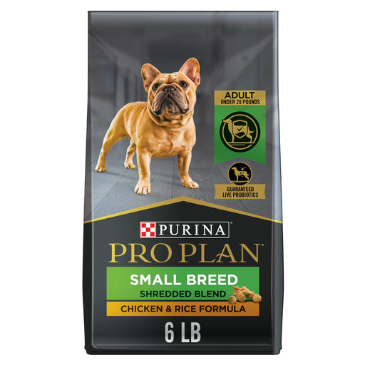 Purina Pro Plan Shredded Blend Chicken & Rice Small Breed Dog 6 Lb