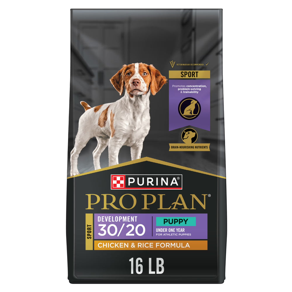 Purina Pro Plan Puppy 30/20 Chicken and Rice Dry Dog Food 16 lb Bag