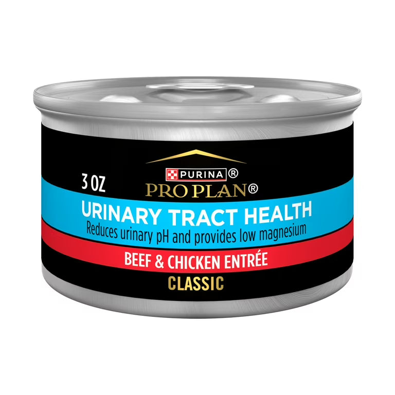 Purina Pro Plan Urinary Tract Health Beef and Chicken Entrée Wet Cat Food 3 oz Can