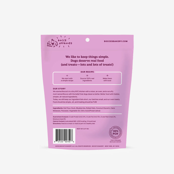 Bocce's Bakery Every Day Quack, Quack, Quack Soft & Chewy Dog Treats