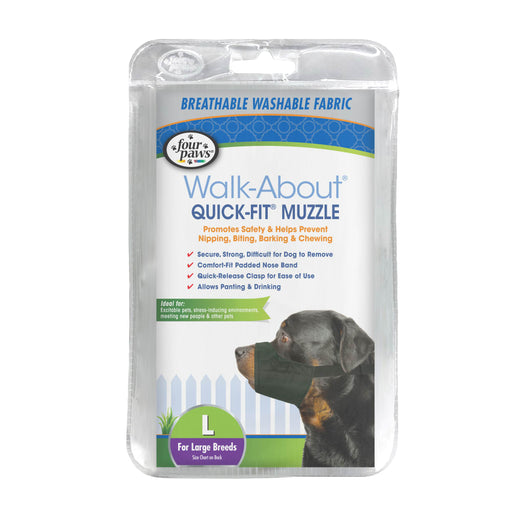 Four Paws® Quick-Fit® Muzzle for Dogs LG