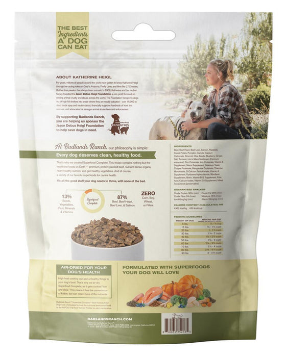 Badlands Ranch Air Dried Superfood Complete Beef Dog