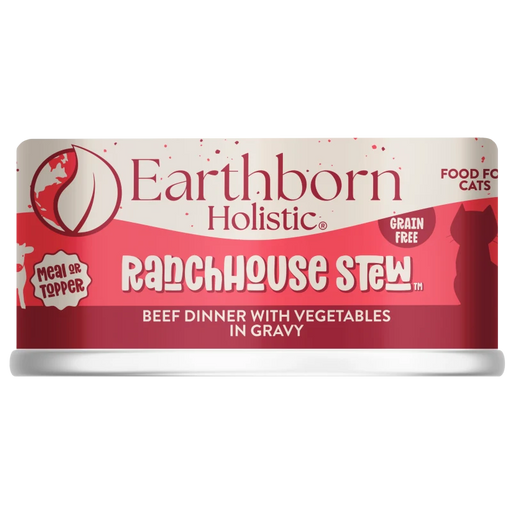Earthborn Holistic Ranch House Stew Grain Free Cat Food Beef/vegetable 24/5.5 Oz