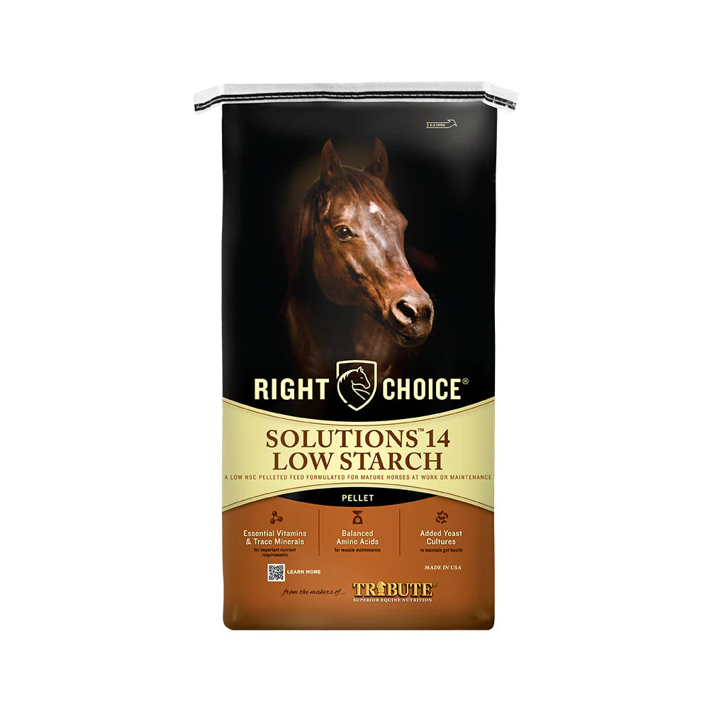 Kalmbach Right Choice Solutions Low Starch 14% Pellet 50 Lb Bag