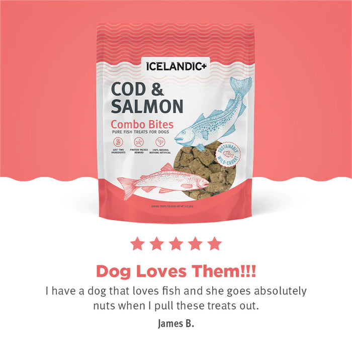 Icelandic Cod & Salmon Combo Bites 3.0oz