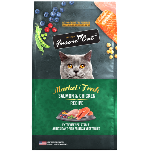 Fussie Cat Market Fresh Grain Free Salmon & Chicken Recipe Dry Cat Food