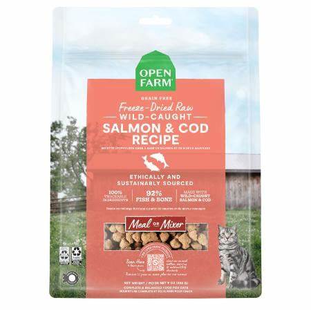Open Farm Cat Freeze Dried Raw Morsels Salmon & Cod 3.5oz