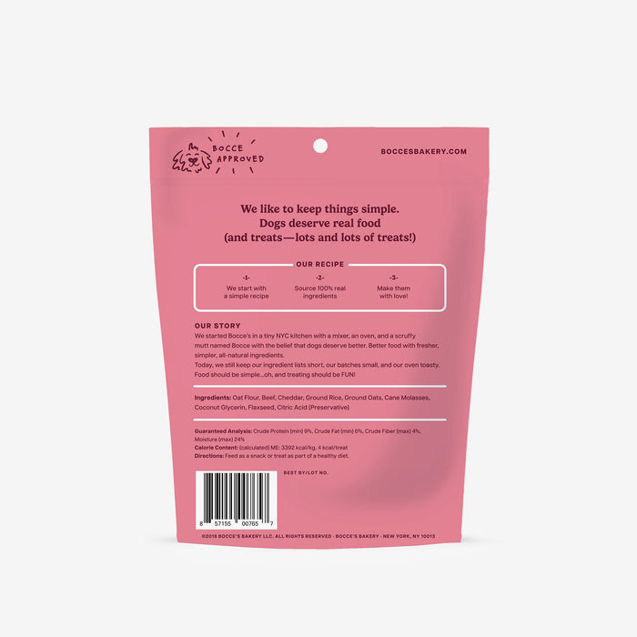 Bocce's Bakery Every Day Say Moooo Training Bites Dog Treats