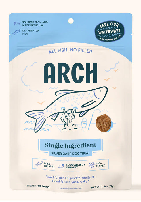 Arch Silver Carp Dog Treats 2.5oz