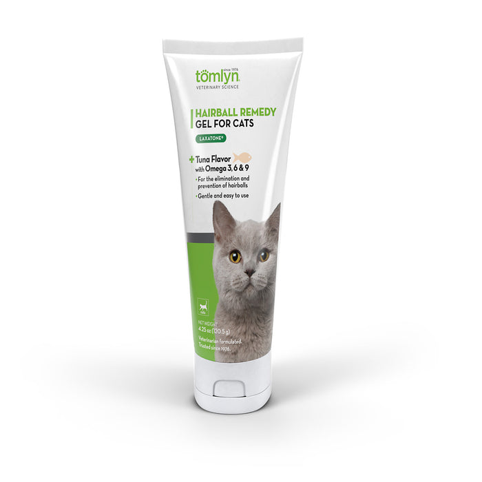 Tomlyn Laxatone Tuna Flavor Hairball Remedy Gel for Cats 4.25oz