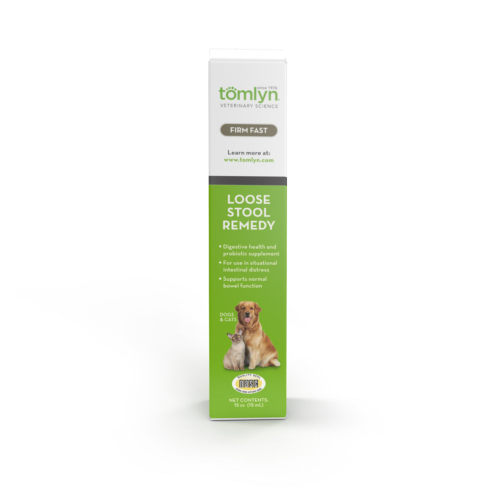 Tomlyn Firm Fast Loose Stool Remedy Chicken-Flavored Gel for Dogs and Cats, 15 cc