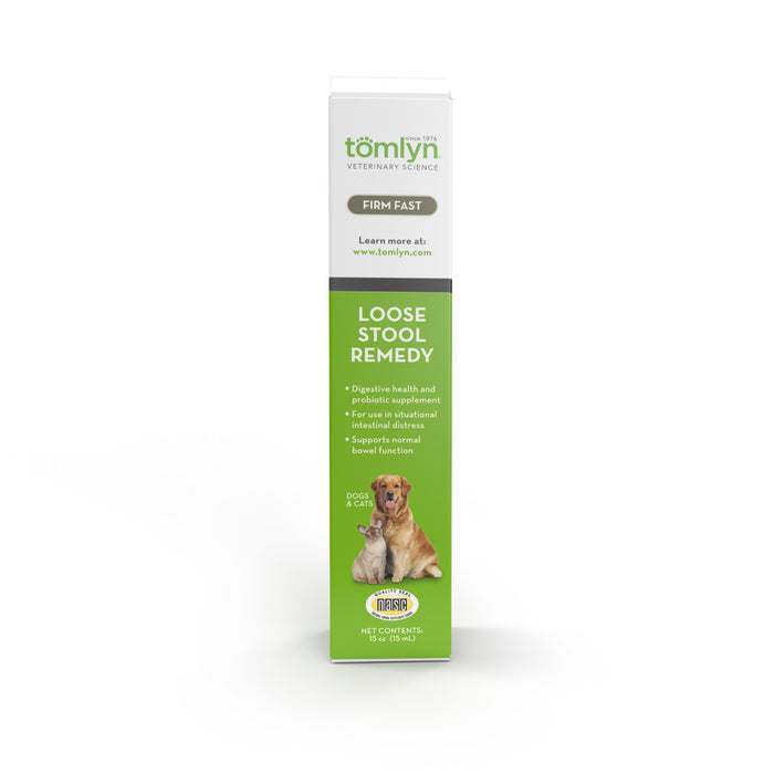 Tomlyn Firm Fast Loose Stool Remedy Chicken-Flavored Gel for Dogs and Cats, 15 cc