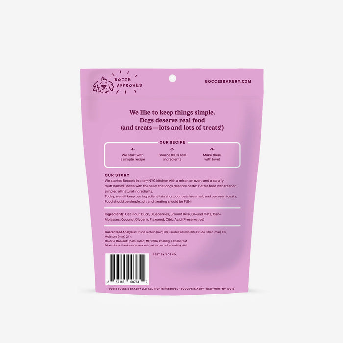 Bocce's Bakery Every Day Quack, Quack, Quack Training Bites Dog Treats