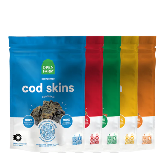 Open Farm Dehydrated Dog Treats - Humanely Raised Protein