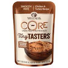 Wellness CORE® Tiny Tasters™ Pate | Chicken & Turkey Wet Cat Food