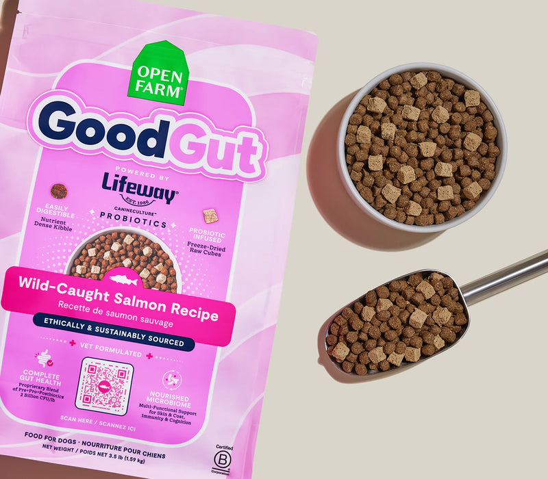 Open Farm GoodGut Wild-Caught Salmon Dog Kibble