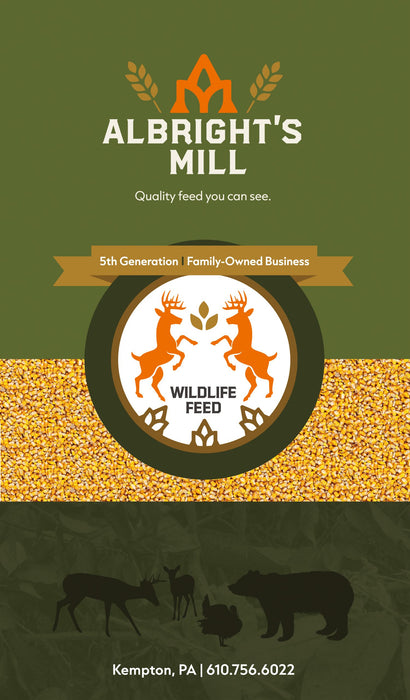 Albright Candy Apple Molasses Deer Corn 50 Lb Bag