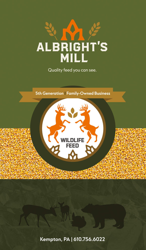 Albright Candy Apple Molasses Deer Corn 50 Lb Bag