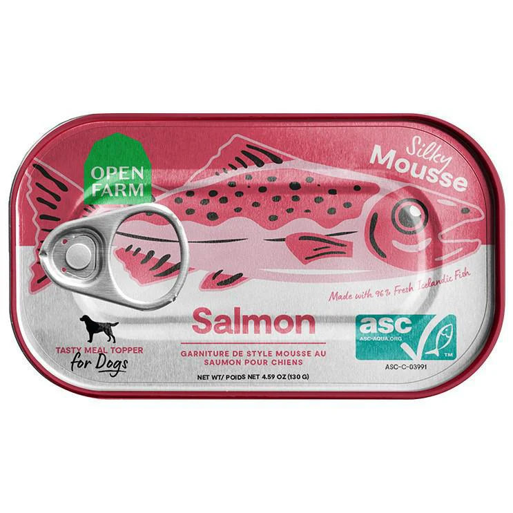 Open Farm Dog Grain Free Topper Salmon 4.59oz