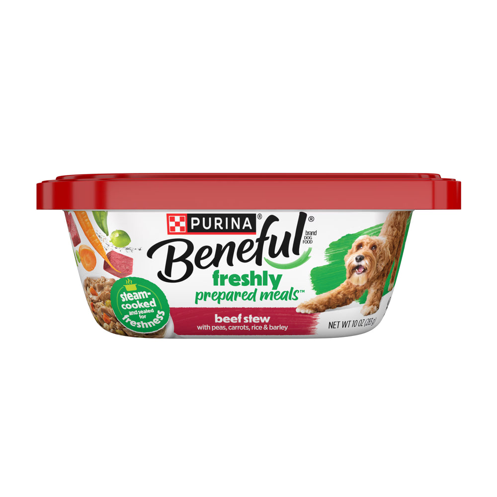 Purina Beneful Prepared Meals Beef Stew Wet Dog Food 10 oz