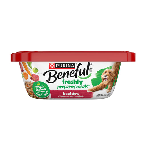 Purina Beneful Prepared Meals Beef Stew Wet Dog Food 10 oz