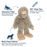 Tall Tails Stuffless Bigfoot Dog Toy with Squeaker – 20"