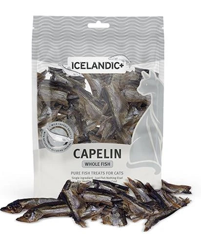 Icelandic+ Fish Capelin Cat Treats  1.5oz