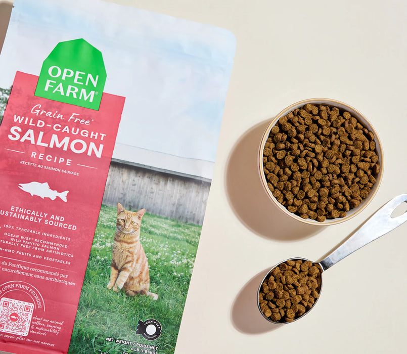 Open Farm Cat Food Wild Caught Salmon, 4 Pounds