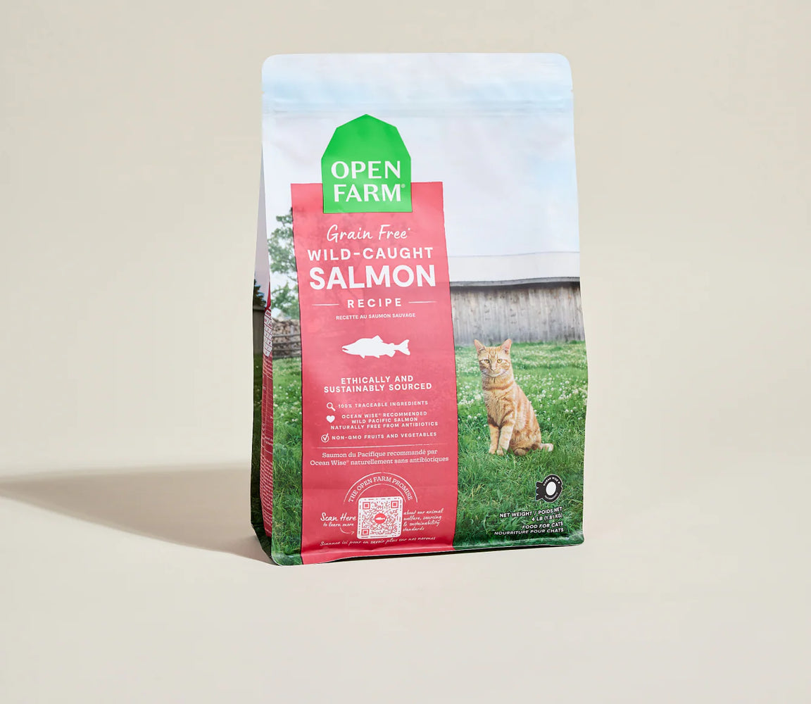 Open Farm Cat Food Wild Caught Salmon, 4 Pounds